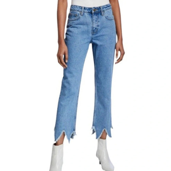 NWT EVIDNT Los Angeles Essen Relaxed Denim Jeans - Size 28 - Picture 1 of 8
